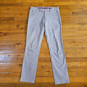 Men's Boggi Milano Beige Oxford Stretch Pants Size 46